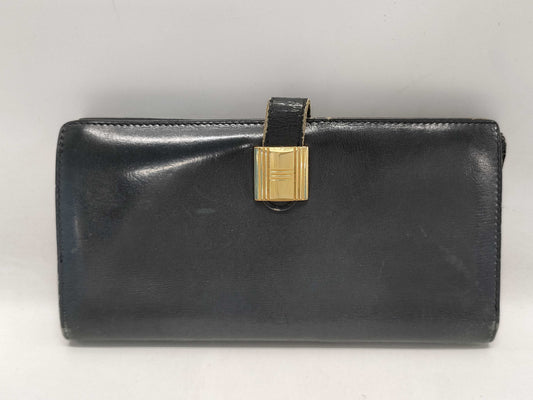 HERMES Saumur Diane calfskin black wallet