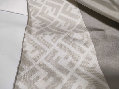 FENDI Zucca Gray Scarf