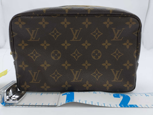LOUIS VUITTON Monogram Truss Toilette Mono Reupholstered Pouch