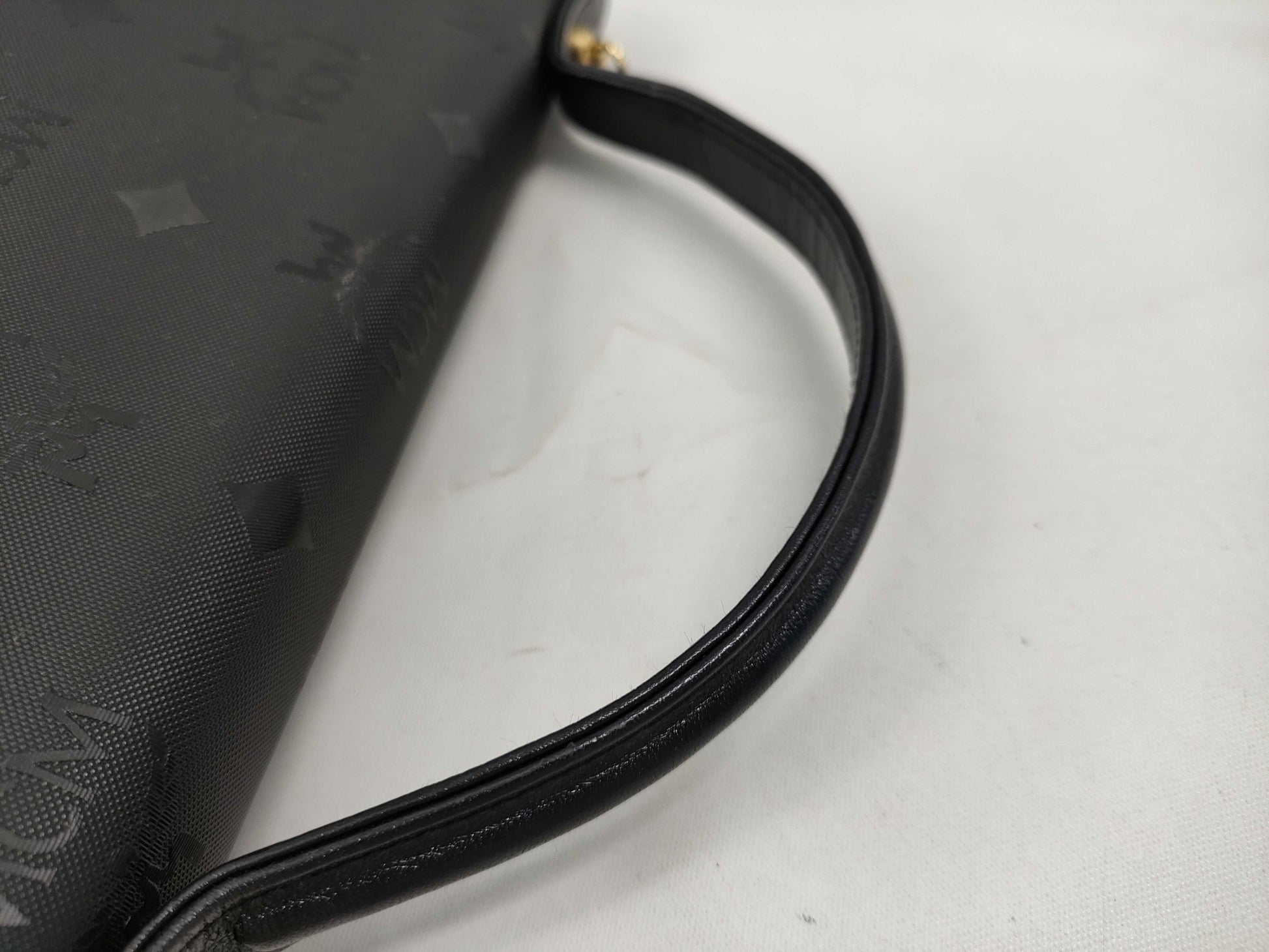 MCM 2-way nylon/leather handbag