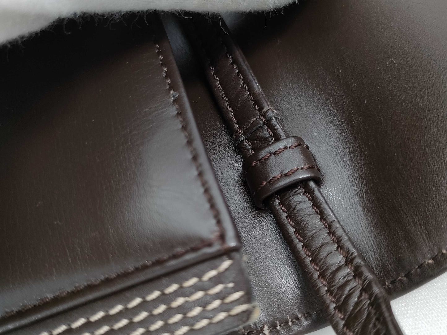 LOEWE Anagram Leather Shoulder Bag