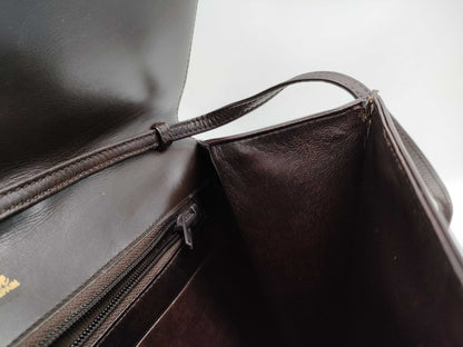 LOEWE Anagram Leather Shoulder Bag