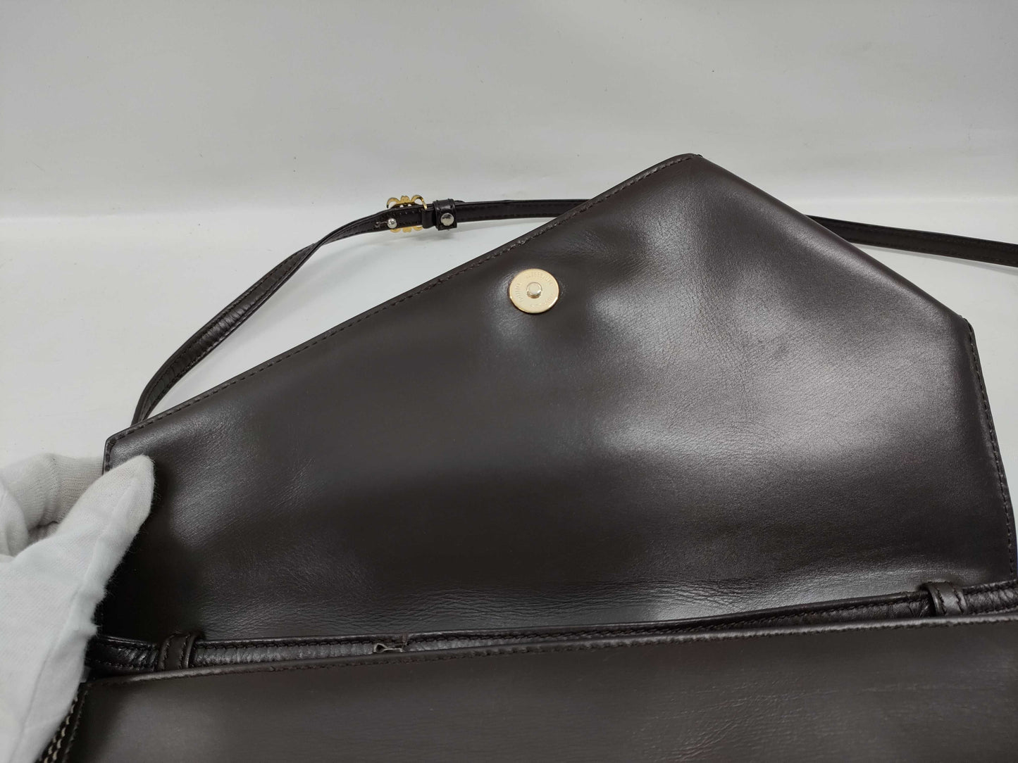 LOEWE Anagram Leather Shoulder Bag