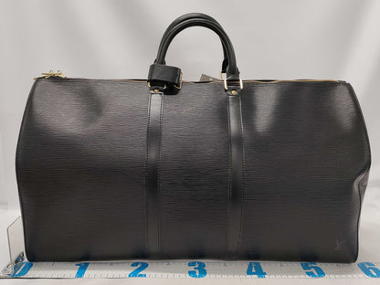 LOUIS VUITTON SP0927 Epi Keepall 55 M59142 Noir Boston Bag