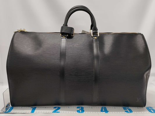 LOUIS VUITTON SP0927 Epi Keepall 55 M59142 Noir Boston Bag