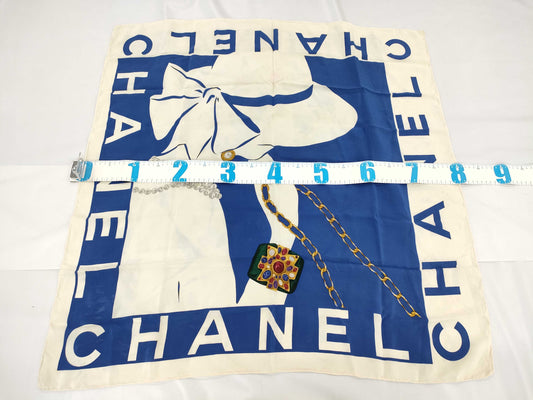 CHANEL logo scarf scarf