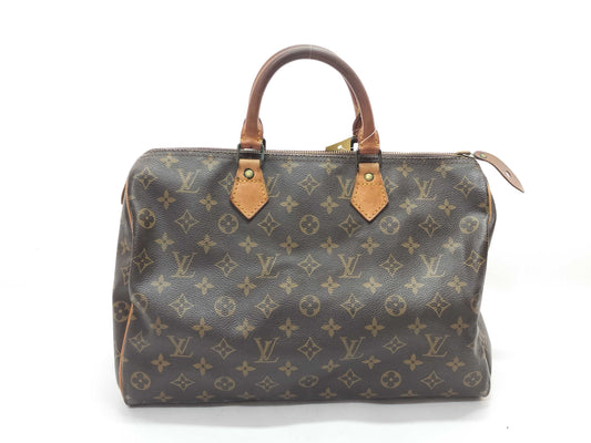LOUIS VUITTON MB851 Monogram M41107 Speedy 35 Boston Bag