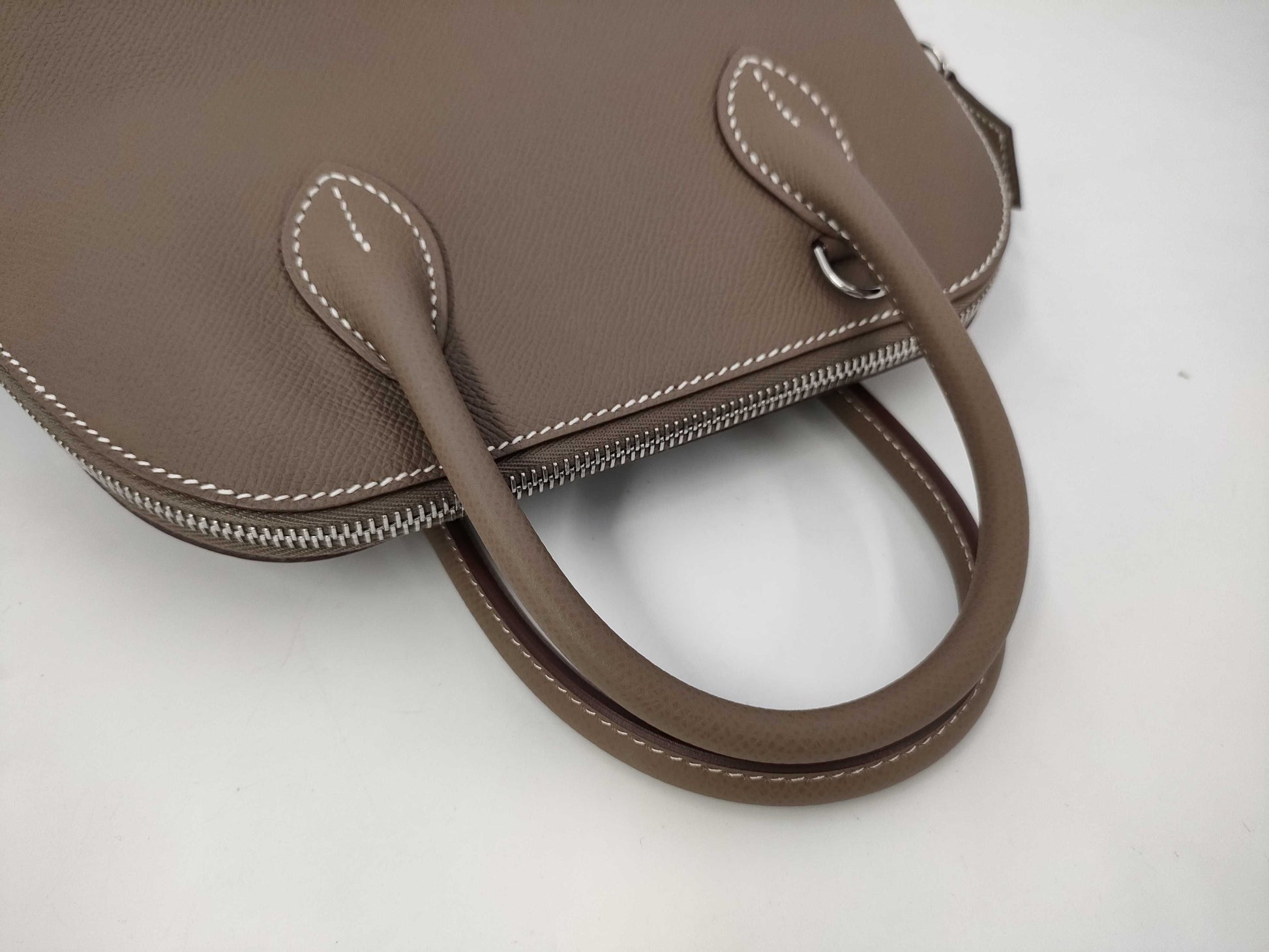 HERMES Bolide 25 Epsom Etoupe Silver Hardware [Stamp] B Handbag