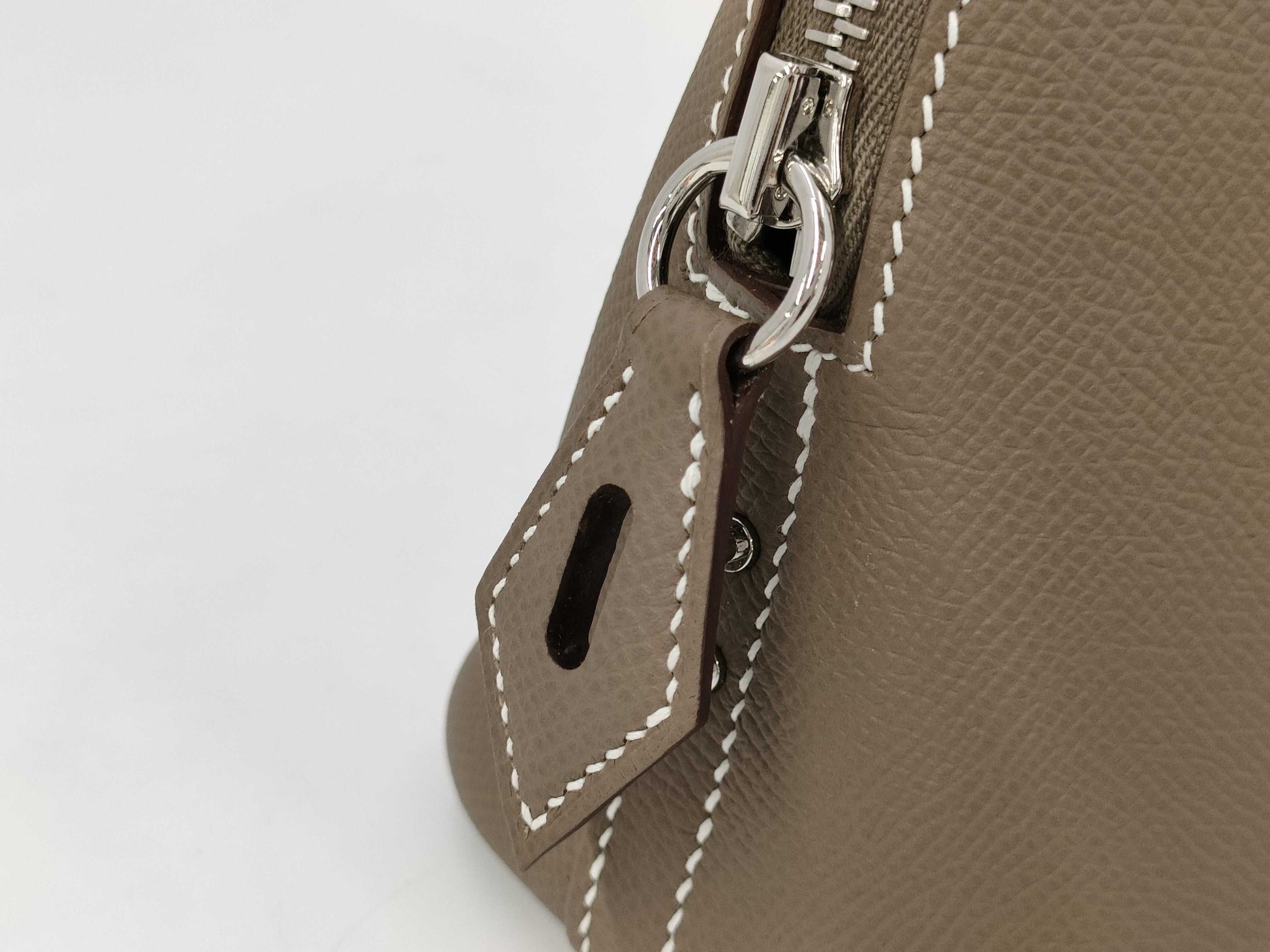 HERMES Bolide 25 Epsom Etoupe Silver Hardware [Stamp] B Handbag