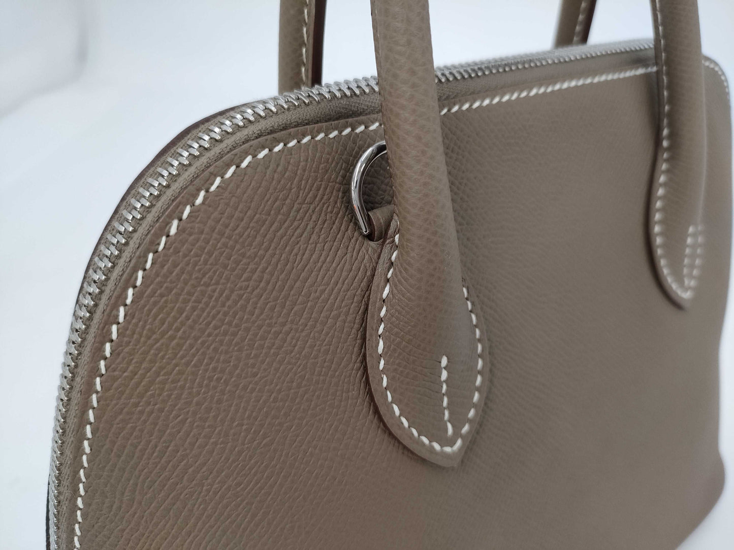 HERMES Bolide 25 Epsom Etoupe Silver Hardware [Stamp] B Handbag