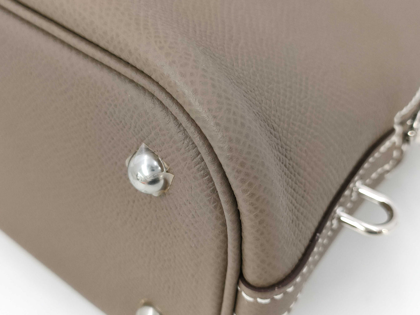 HERMES Bolide 25 Epsom Etoupe Silver Hardware [Stamp] B Handbag
