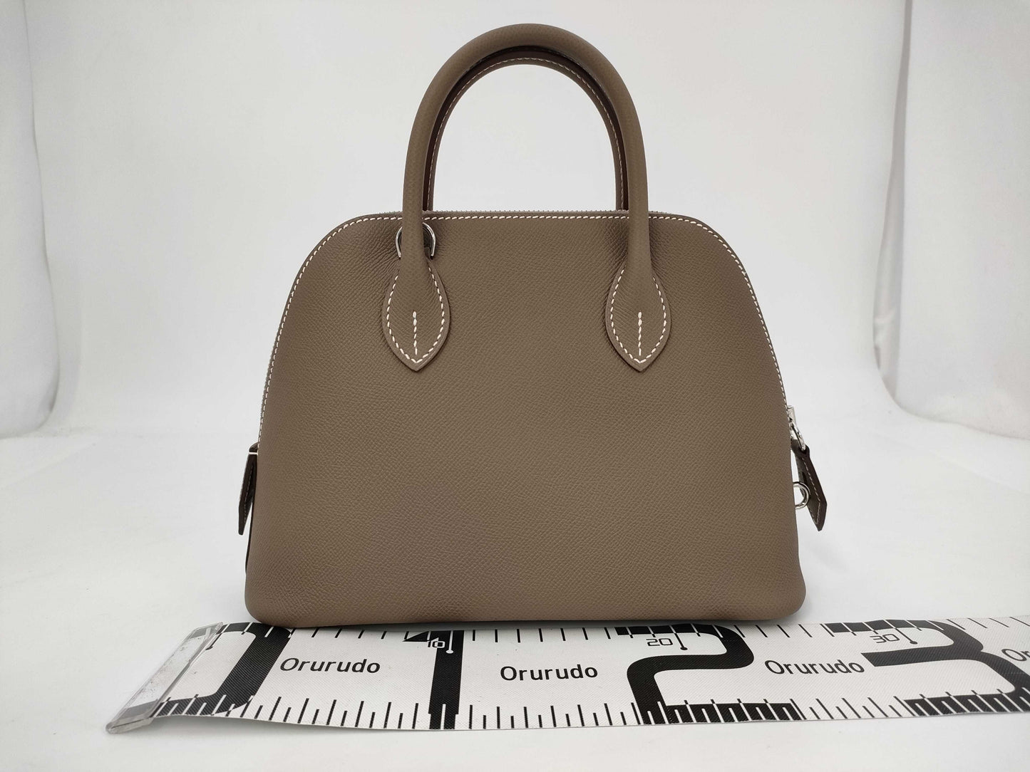 HERMES Bolide 25 Epsom Etoupe Silver Hardware [Stamp] B Handbag