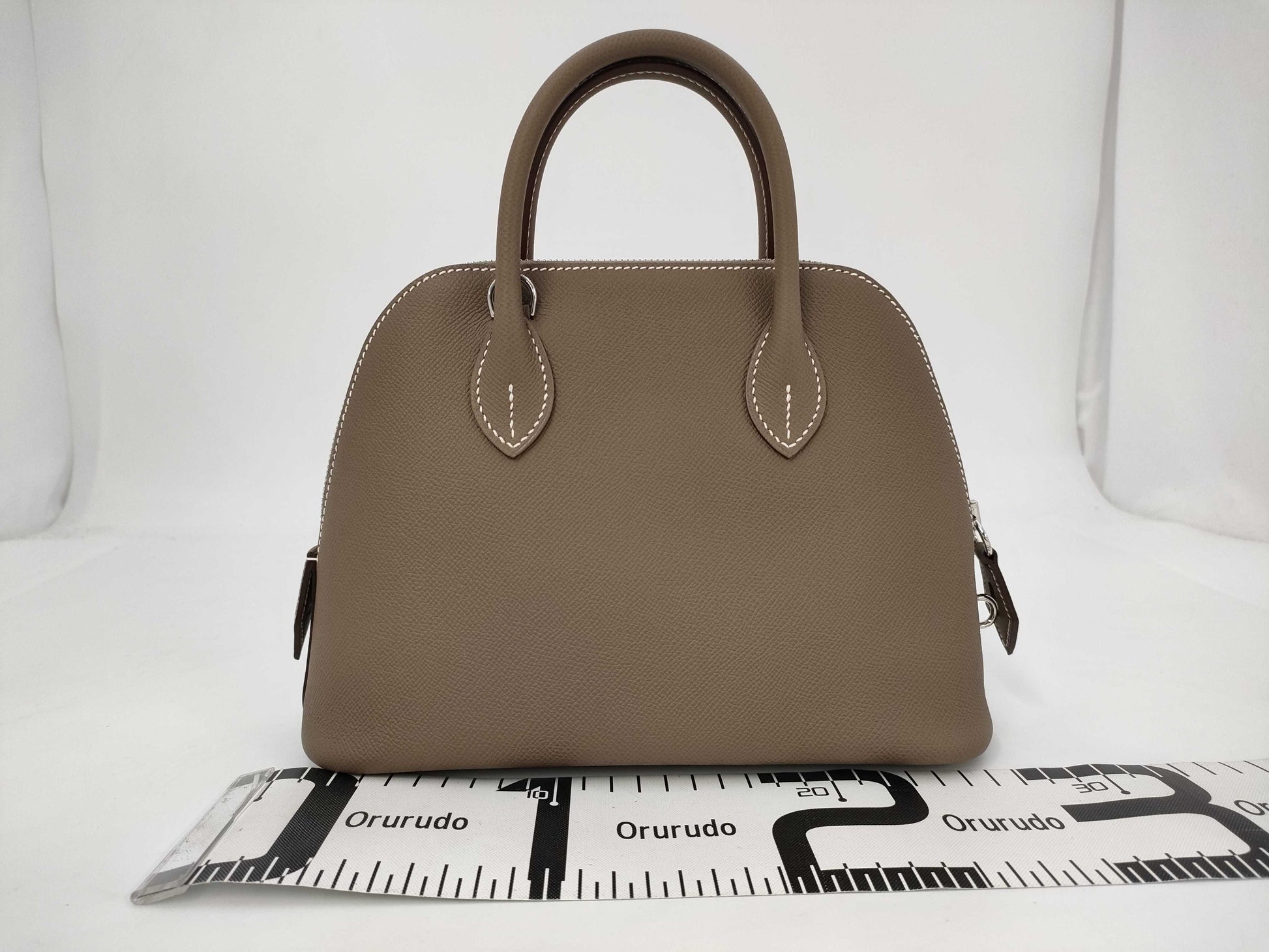 HERMES Bolide 25 Epsom Etoupe Silver Hardware [Stamp] B Handbag