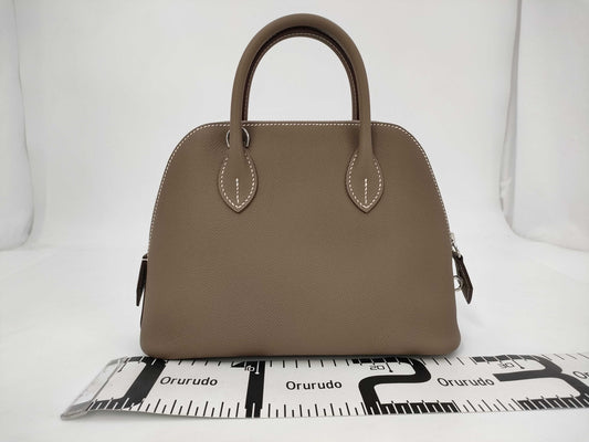 HERMES Bolide 25 Epsom Etoupe Silver Hardware [Stamp] B Handbag