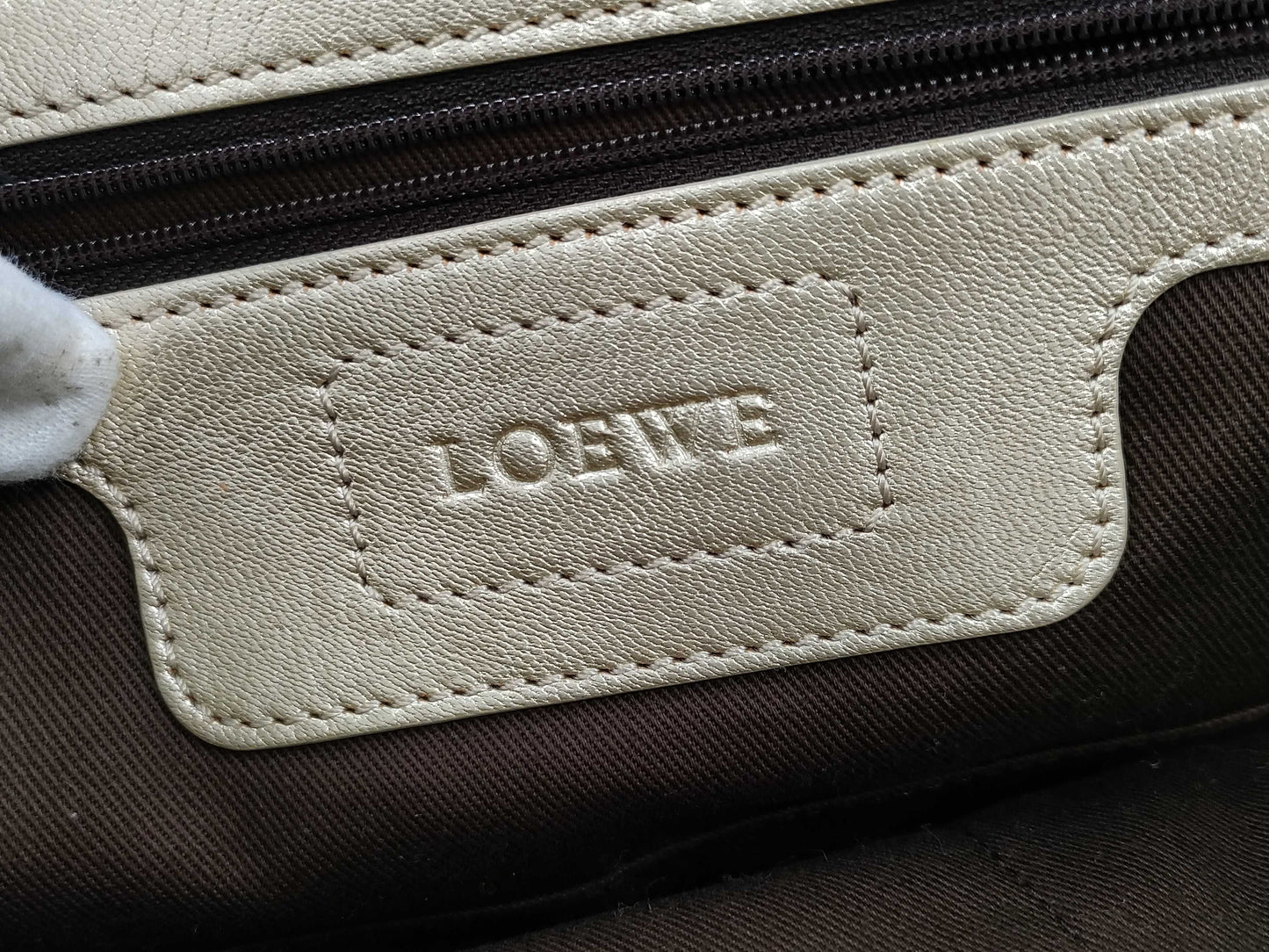 LOEWE Boston Logo Boston Bag