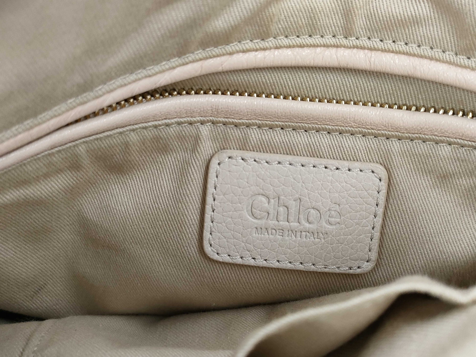Chloe beige handbag