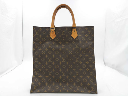 LOUIS VUITTON Monogram Sac Plat Tote Bag