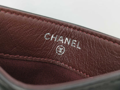 CHANEL Lambskin Card Case, Card Case, Pass Case, Business Card Case