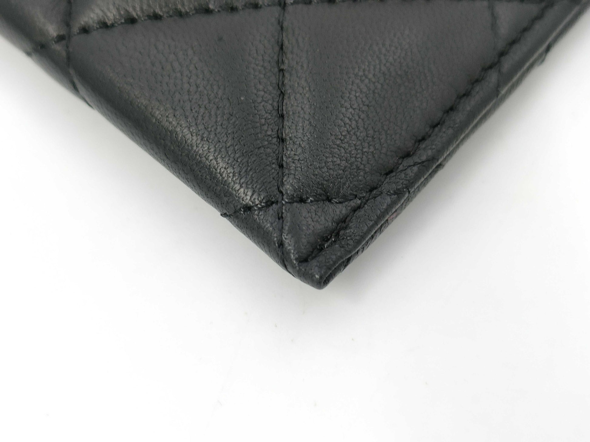 CHANEL Lambskin Card Case, Card Case, Pass Case, Business Card Case