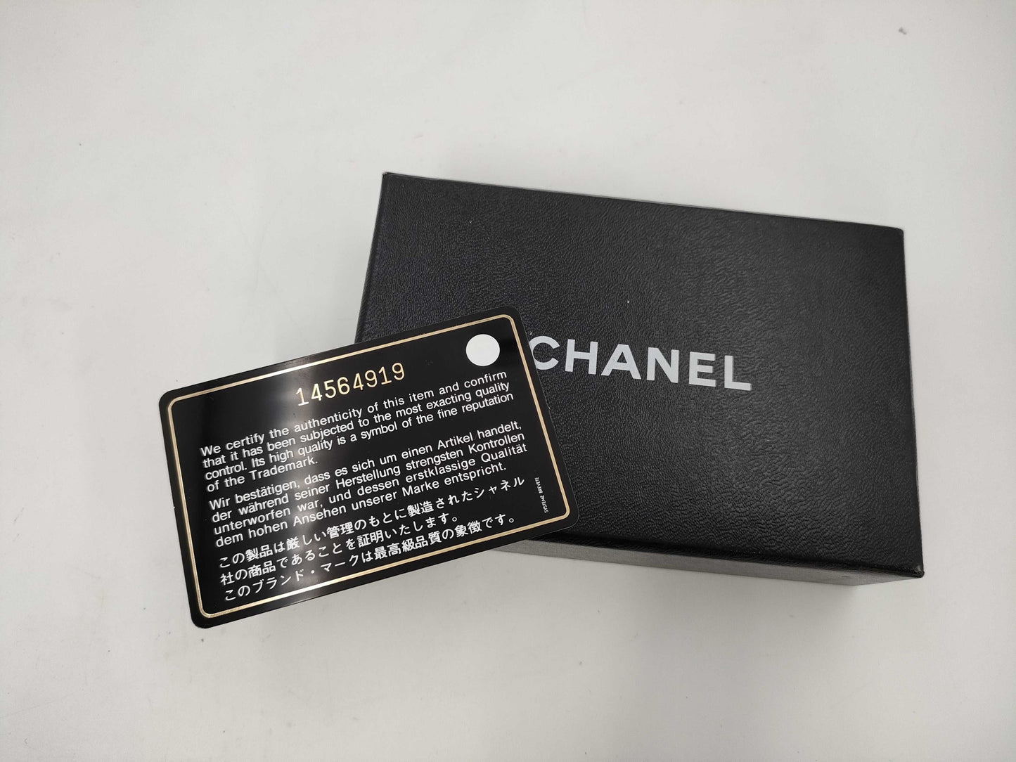 CHANEL Lambskin Card Case, Card Case, Pass Case, Business Card Case