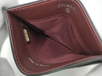 CHANEL Lambskin Card Case, Card Case, Pass Case, Business Card Case