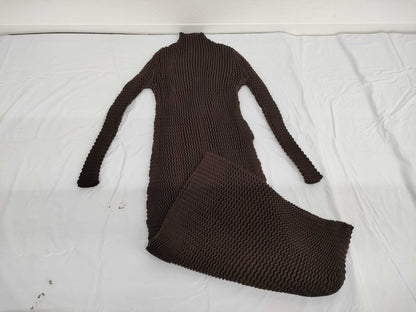 ISSEY MIYAKE Pleats Please Dress/Long Sleeve Dress