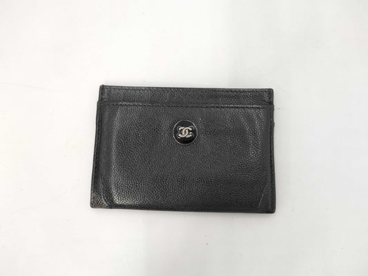 CHANEL Coco Button Coco Card Case/Pass Case/Business Card Case Card Case, Pass Case, Business Card Case
