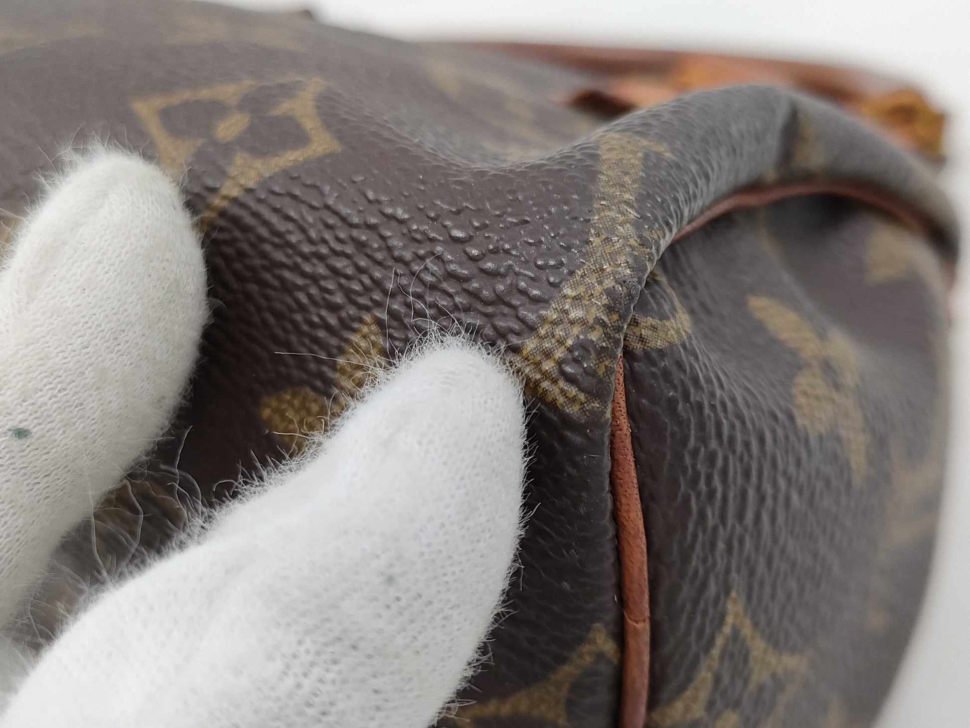 LOUIS VUITTON Monogram Nano Speedy M61252 Handbag