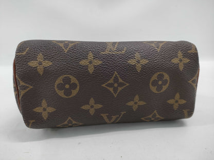 LOUIS VUITTON Monogram Nano Speedy M61252 Handbag
