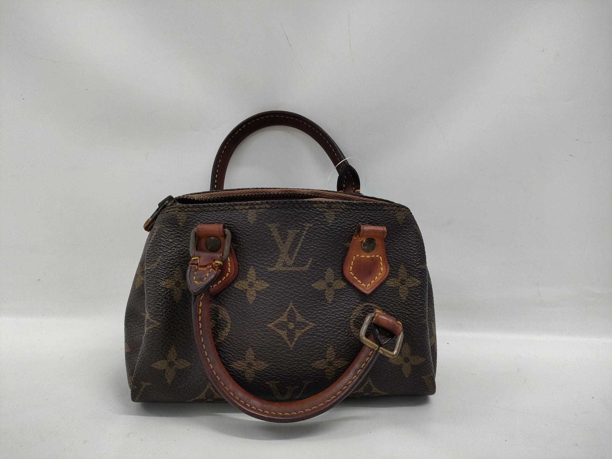 LOUIS VUITTON Monogram Nano Speedy M61252 Handbag