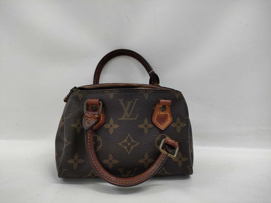 LOUIS VUITTON Monogram Nano Speedy M61252 Handbag