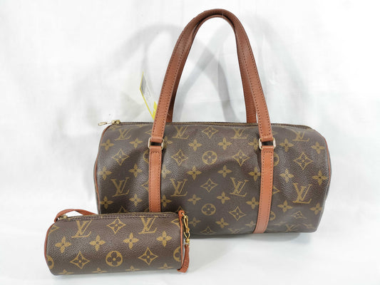 LOUIS VUITTON Monogram M51385 Papillon 30 Handbag 