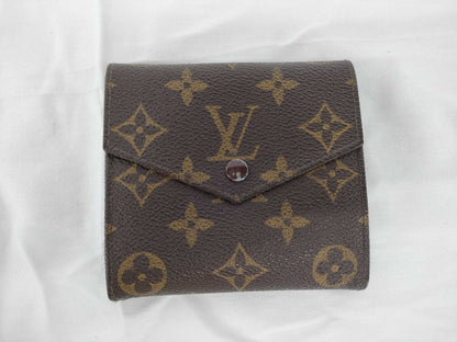LOUIS VUITTON Monogram Double Hook Old Style Wallet