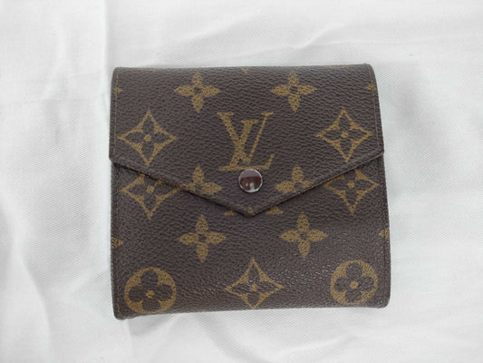 LOUIS VUITTON Monogram Double Hook Old Style Wallet