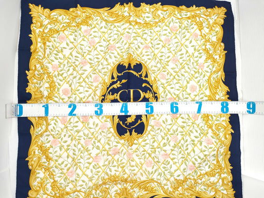 Dior Silk Scarf CD Logo Scarf