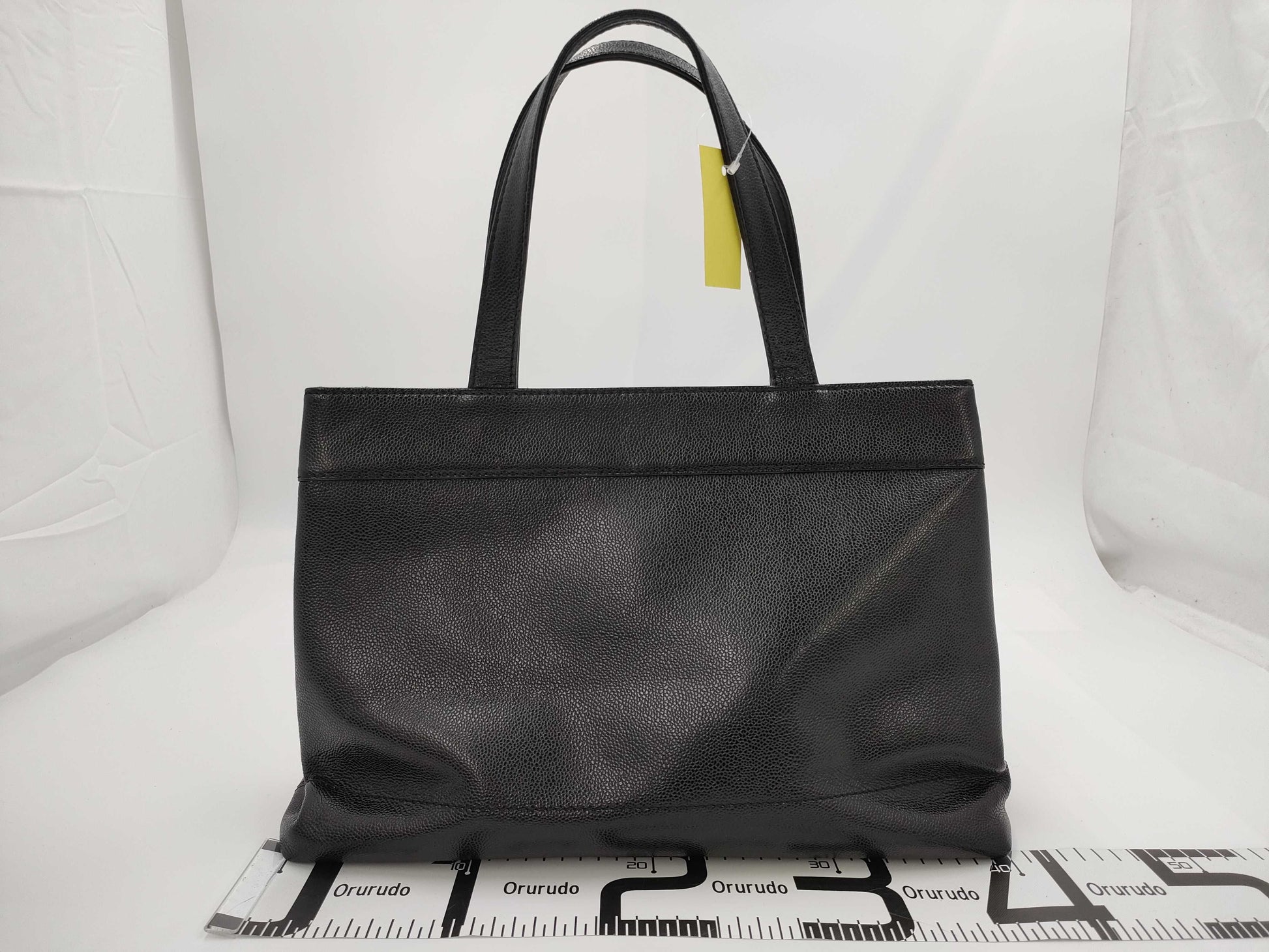CHANEL Caviar Skin Coco Mark Tote Bag / No. 7 Tote Bag