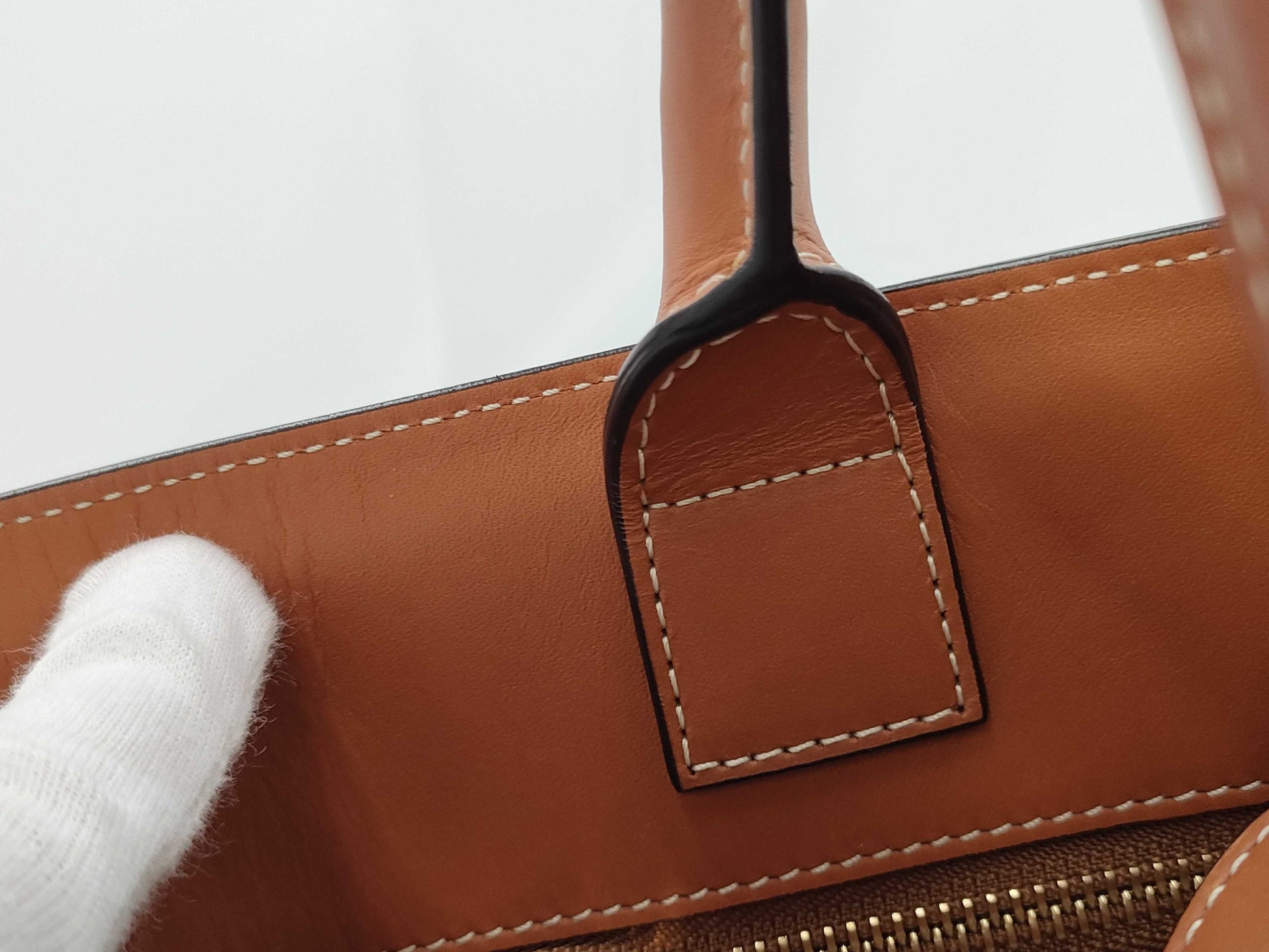 CELINE Vertical Cabas/Small/Jacquard Tote Bag