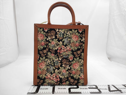 CELINE Vertical Cabas/Small/Jacquard Tote Bag