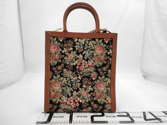 CELINE Vertical Cabas/Small/Jacquard Tote Bag