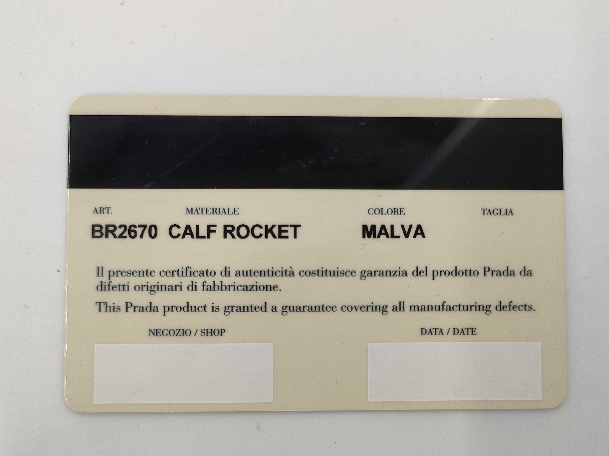PRADA BR2670 Calfskin Rocket Shoulder Bag