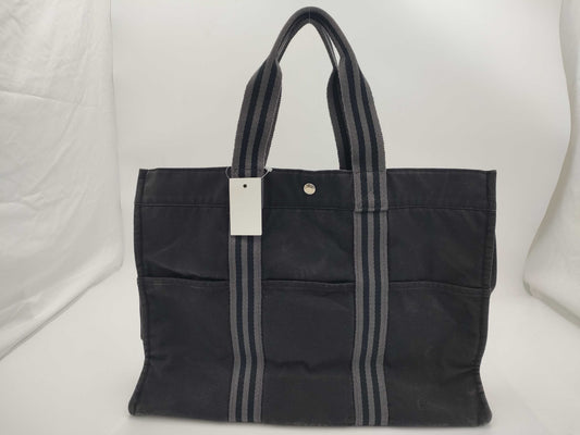 HERMES Air Line Gray Tote Bag