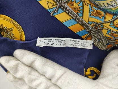 HERMES Carre Carre les tambours scarf