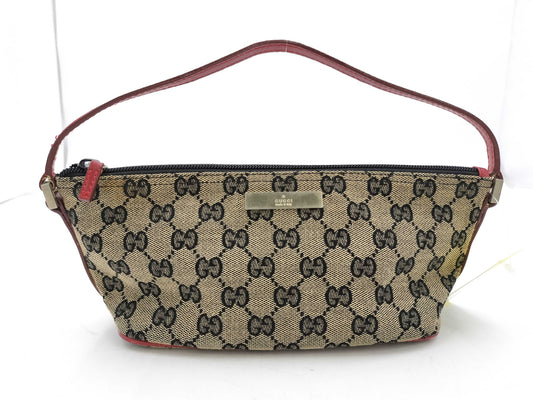 GUCCI Accessory Pouch, Multiple Discolorations, Stains, etc., 1103 Handbag