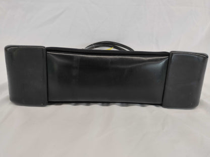 PRADA nylon tote bag, leather black tote bag
