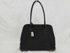 PRADA nylon tote bag, leather black tote bag
