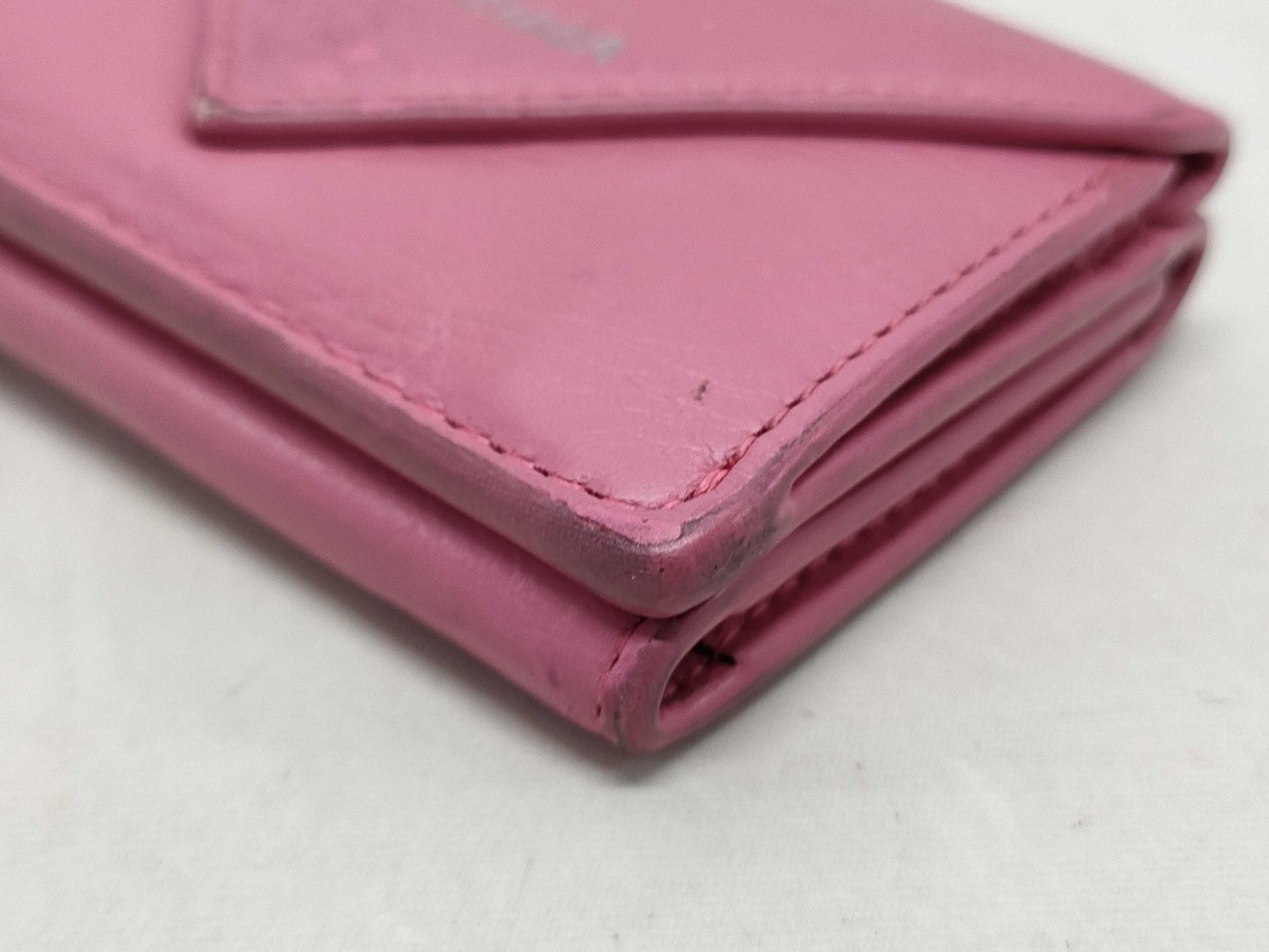 BALENCIAGA Tri-fold Pink Wallet