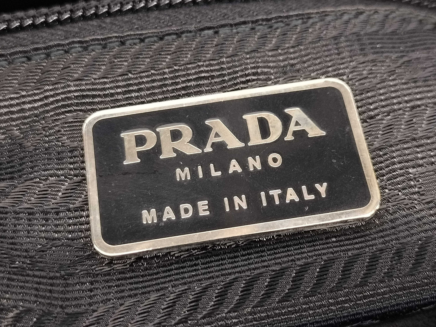 PRADA Plastic Handle Tote Bag