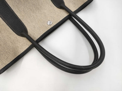 HERMES Garden Party Toile □I Handbag