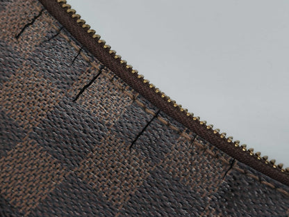 LOUIS VUITTON Damier Bloomsbury Shoulder Bag with Surface Cracks