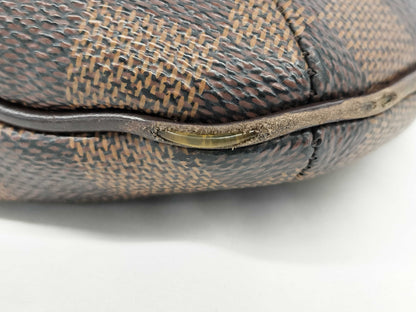 LOUIS VUITTON Damier Bloomsbury Shoulder Bag with Surface Cracks